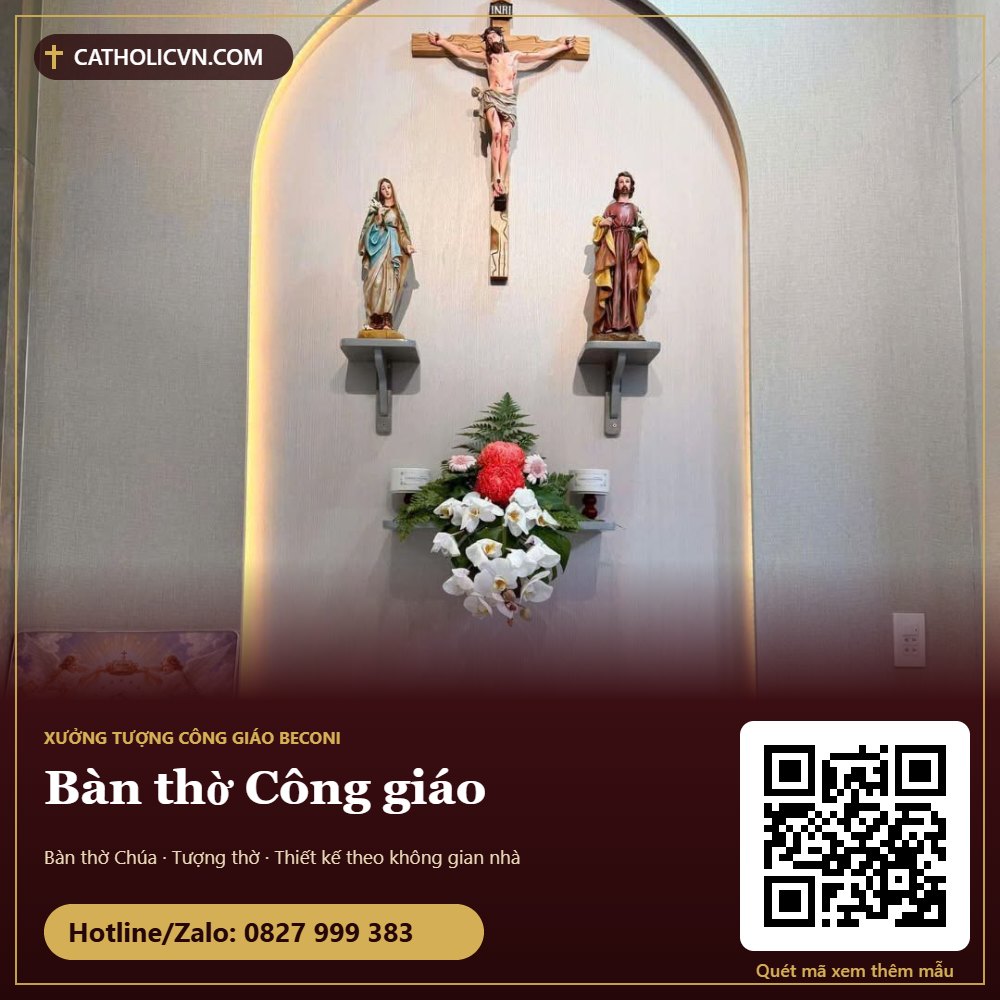 Bàn thờ Công giáo trong gia đình: ý nghĩa và cách bài trí cho đúng