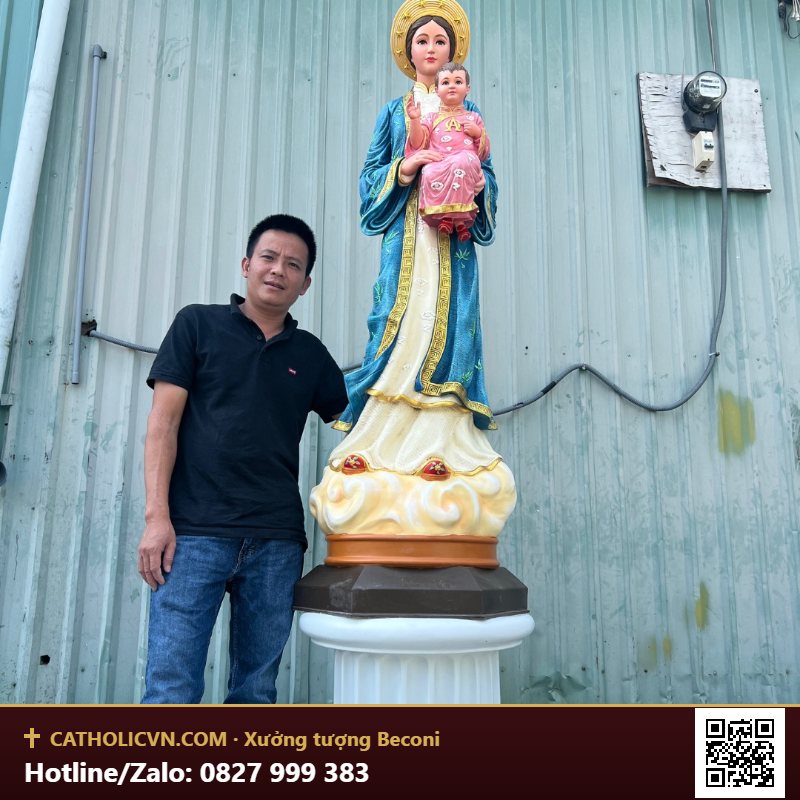 Chọn mẫu tượng Đức Mẹ La Vang đẹp cho gia đình, giáo xứ, cộng đoàn - hình 1 - Beconi