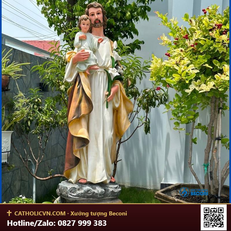 Tượng Đức Mẹ Mân Côi - hình 4 - Beconi