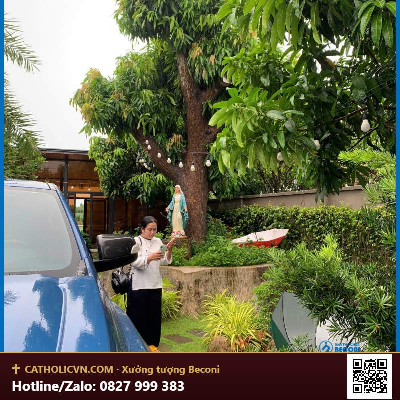 Tượng Đức Mẹ Maria - hình 3 - Beconi