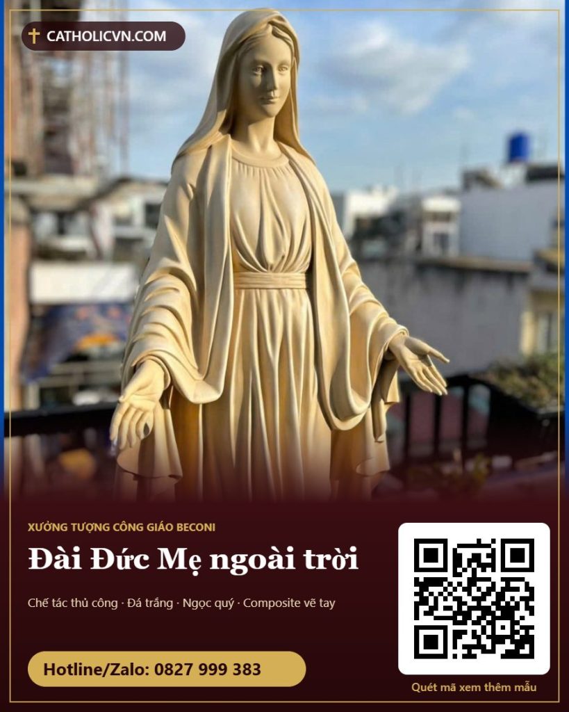 Xây đài Đức Mẹ ngoài trời cho gia đình, giáo xứ: kinh nghiệm thực tế